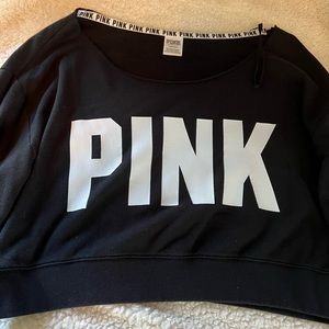 VS Pink Sweater Crop Top